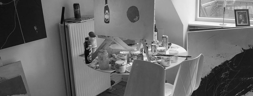 Iain Cameron's design and painting studio